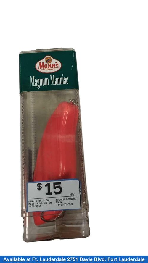 Mann's Bait Company Magnum Manniac Orange
