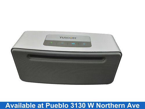 Turcom Gray Portable Speaker