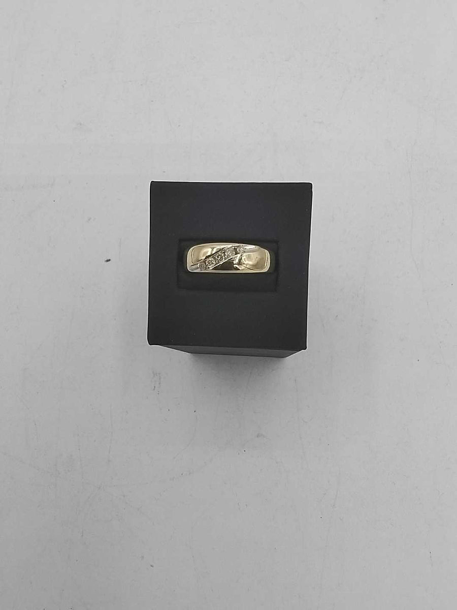 Ring - Wedding Band - Yellow Gold 10k (.417) 4.1 grams Size 12