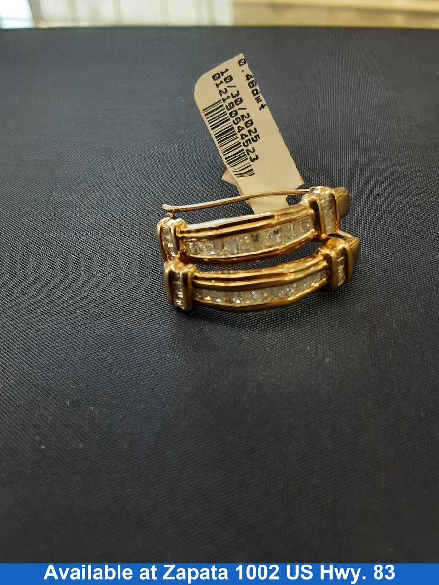 Jacket Earrings - Yellow Gold 10k (.417) 4.9 grams