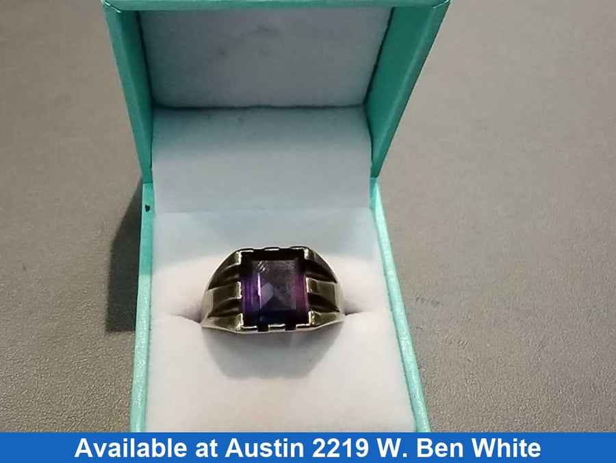 Men's Ring - Yellow Gold 14k (.585) 6.5 grams Size 10.5