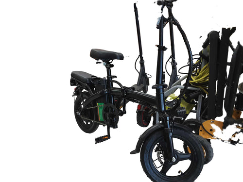 Rprint Black Hybrid Bike