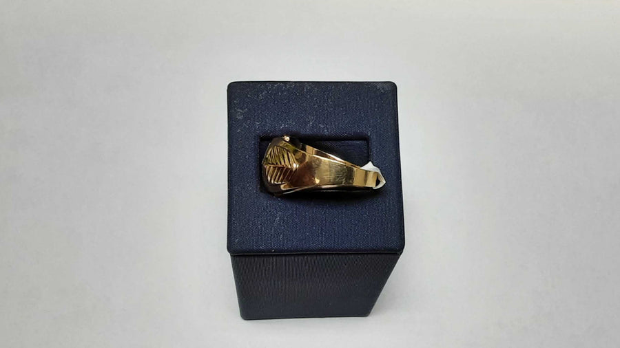 Men's Ring - Yellow Gold 18k (.750) 9 grams Size 20