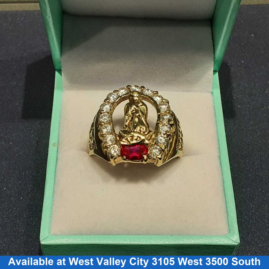 Men's Ring - Yellow Gold 14k (.585) 6.8 grams Size 20
