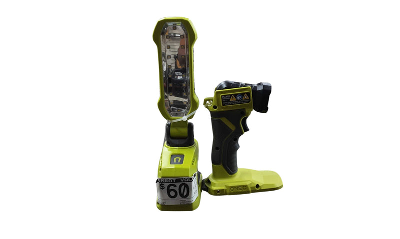 Ryobi P790jp Green Flashlight / Headlamp