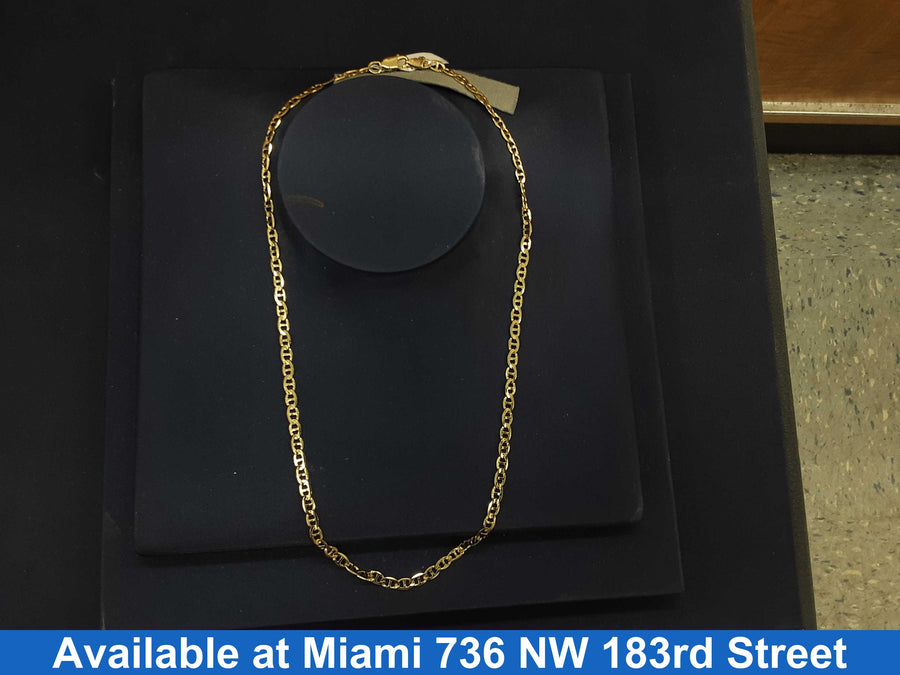 Link Chain - Yellow Gold 14k (.585) 6.5 grams 16 inch