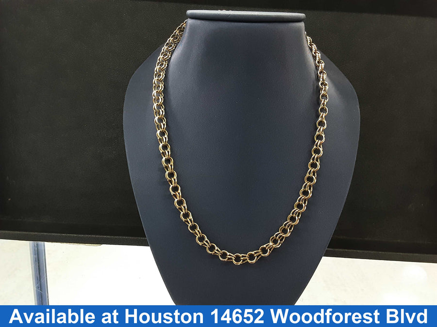 Cuban Link Chain - Yellow Gold 10k (.417) 20.4 grams 16 inch