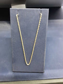 Rope Chain - Yellow Gold 10k (.417) 1.6 grams 16 inch