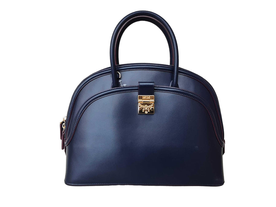 Mcm Tracy Anna Blue Purse / Handbag