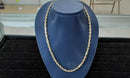 Rope Chain - Yellow Gold 14k (.585) 25.2 grams 22 inch