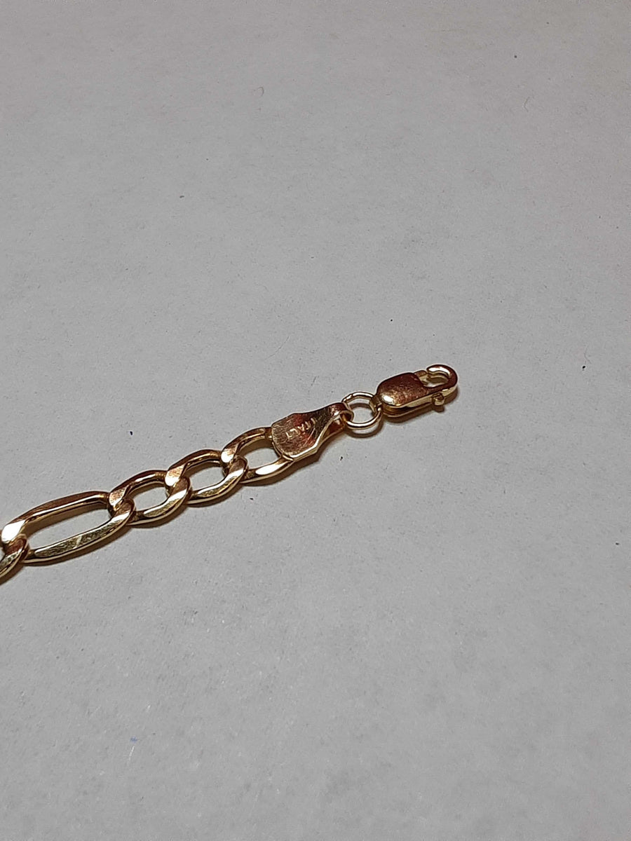 Figaro Bracelet - Yellow Gold 10k (.417) 2.2 grams 8 inch