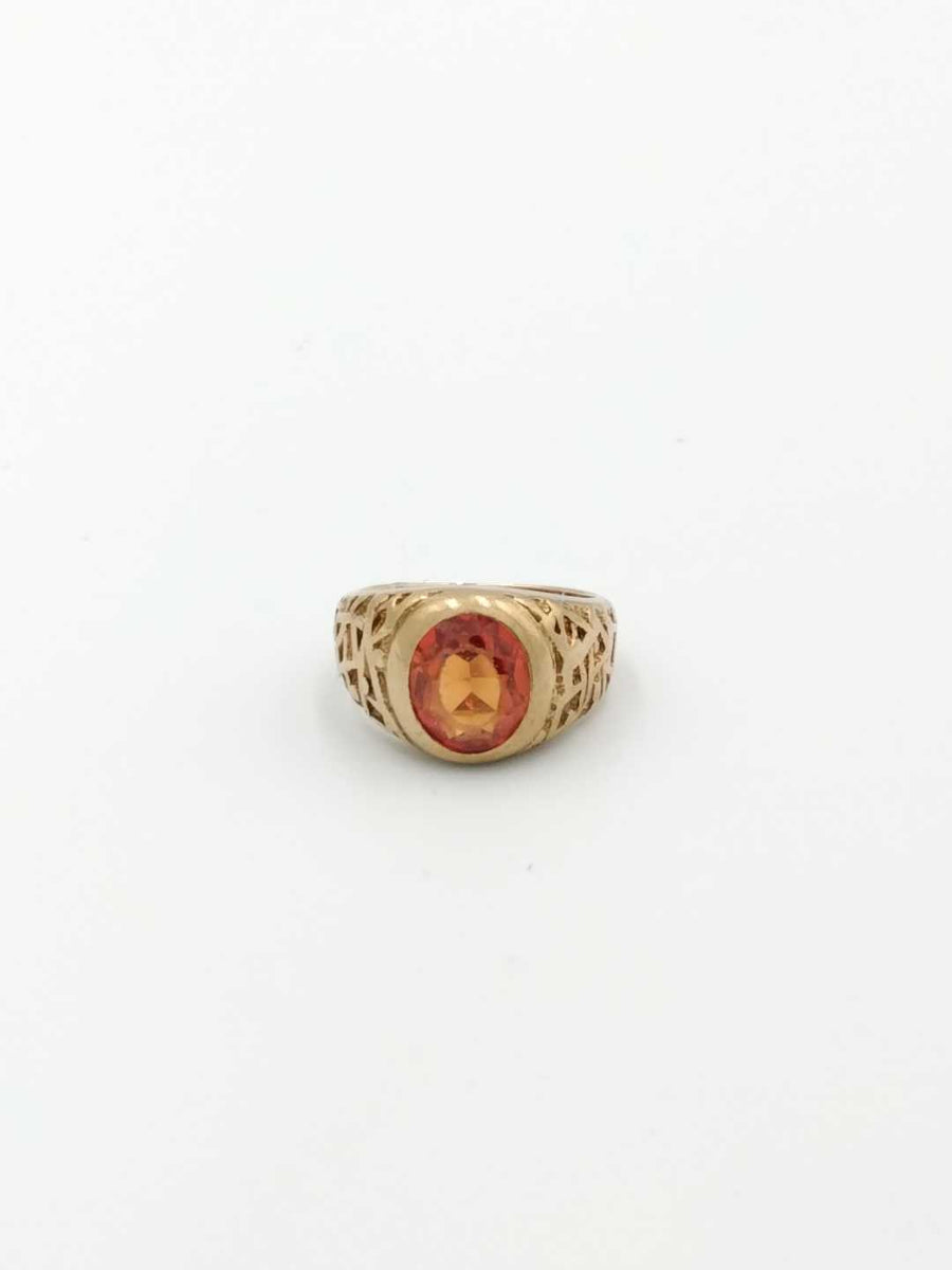 Men's Ring - Yellow Gold 10k (.417) 8.9 grams Size 10