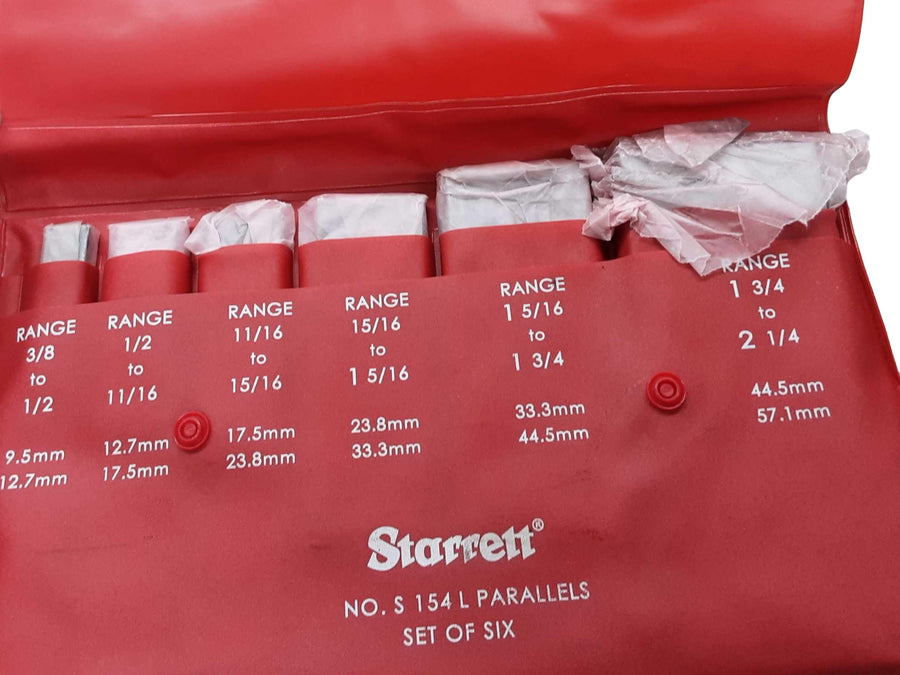 Starrett No. S 154 L Parallels Silver Misc. Hand Tool