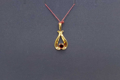 Diamond Pendant - Yellow Gold 14k (.585) 2.94 grams