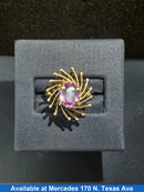 Women's Ring - Yellow Gold 10k (.417) 3 grams Size 20