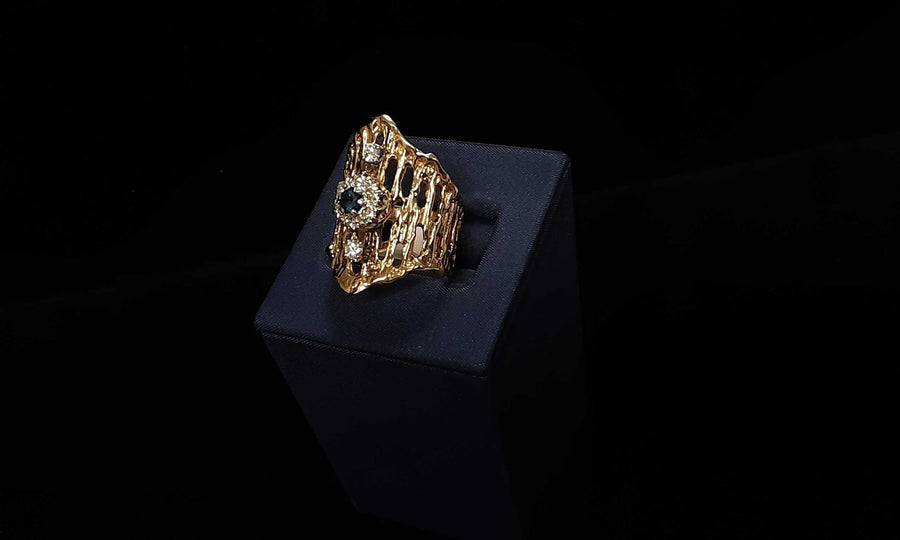 Women's Ring - Yellow Gold 14k (.585) 8.8 grams Size 7.5