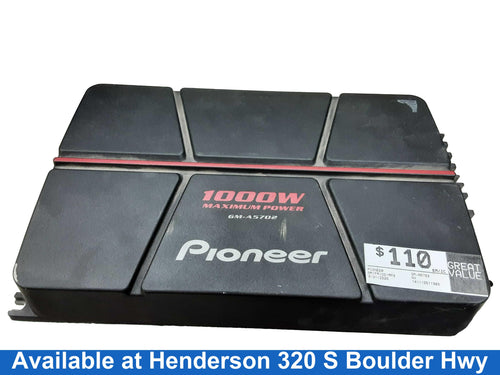Pioneer Gm-a5702 Black Car Audio System