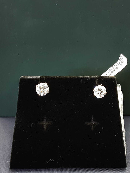 Double Stud Earring - Yellow Gold 10k (.417) 1.6 grams