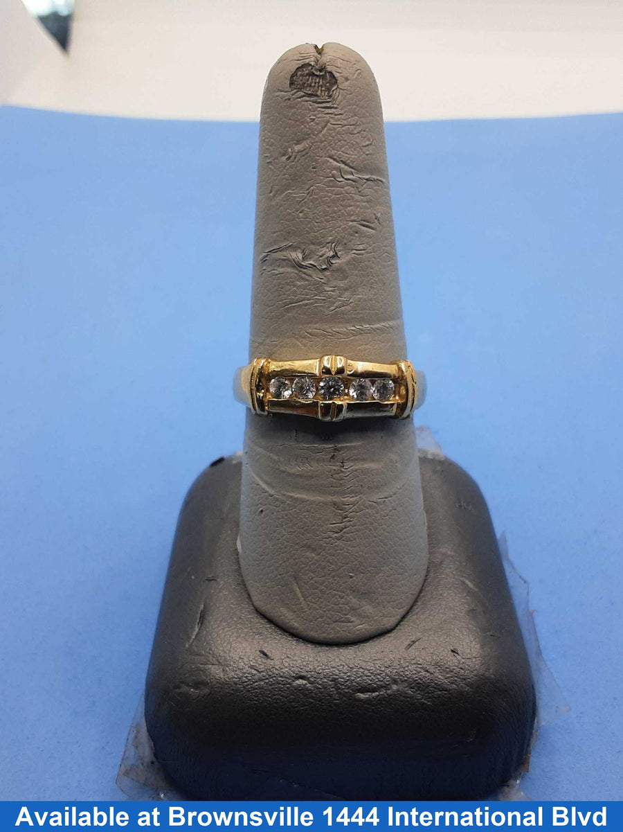 Ring - Wedding Band - Yellow Gold 10k (.417) 3.6 grams Size 9