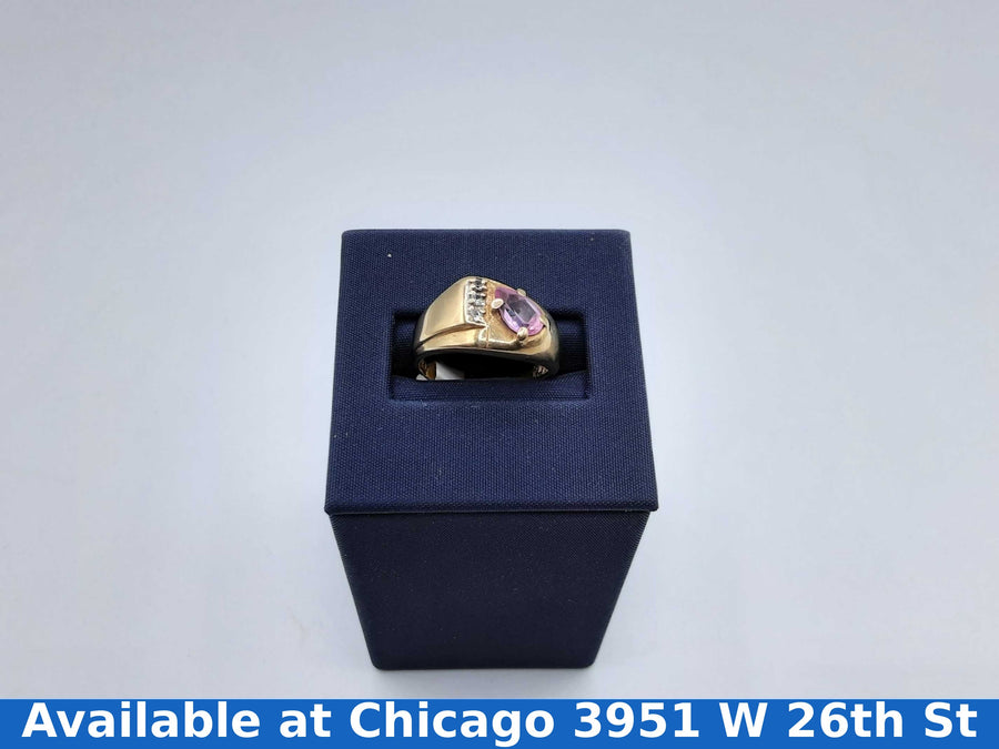 Women's Ring - Yellow Gold 10k (.417) 4 grams Size 5