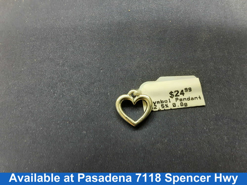 Symbol Pendant - Silver 0.8 grams