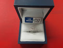 Ring - Wedding Band - White Gold 14k (.585) 2.6 grams Size 9