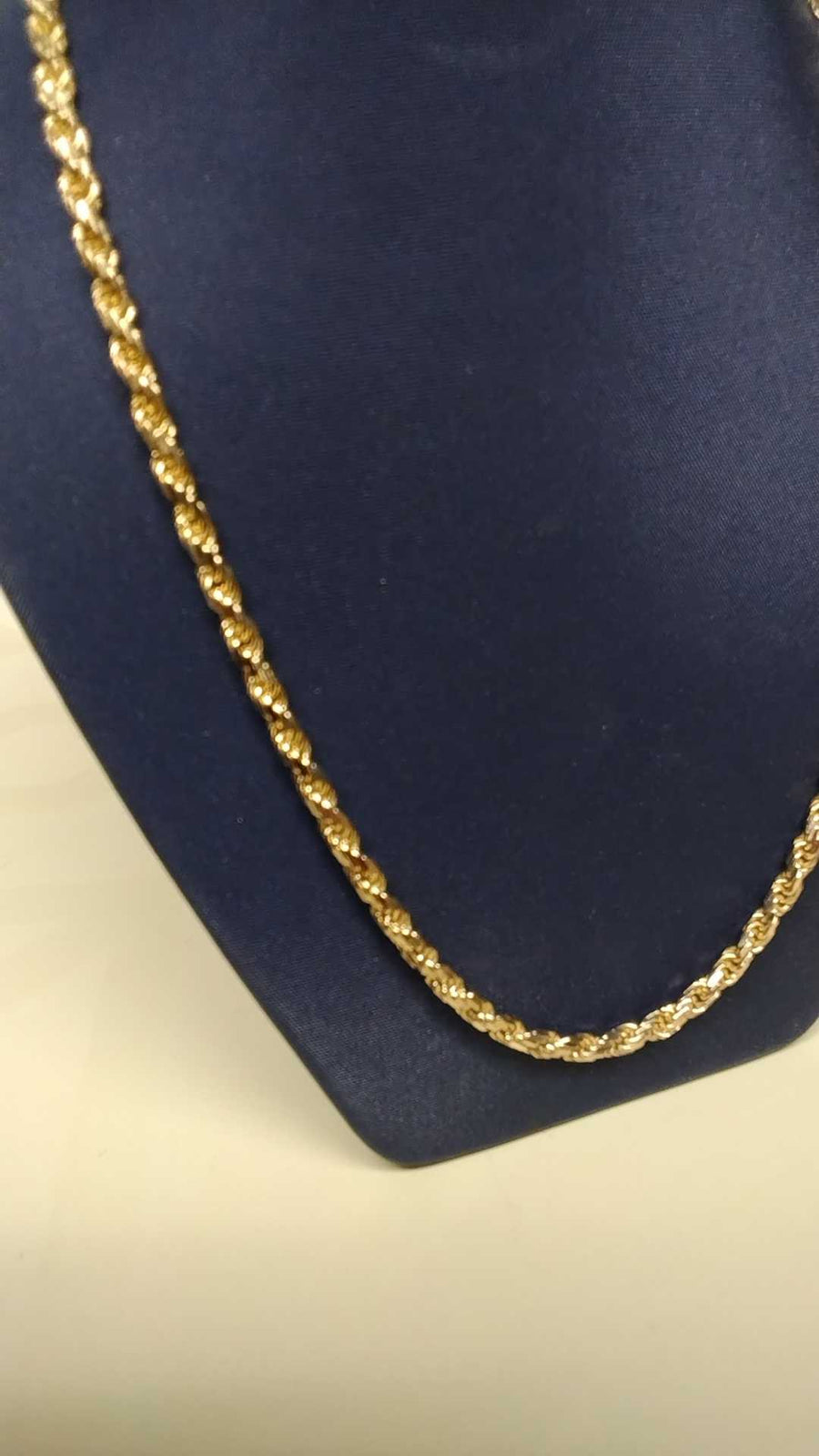 Rope Chain - Yellow Gold 14k (.585) 17.6 grams 22 inch