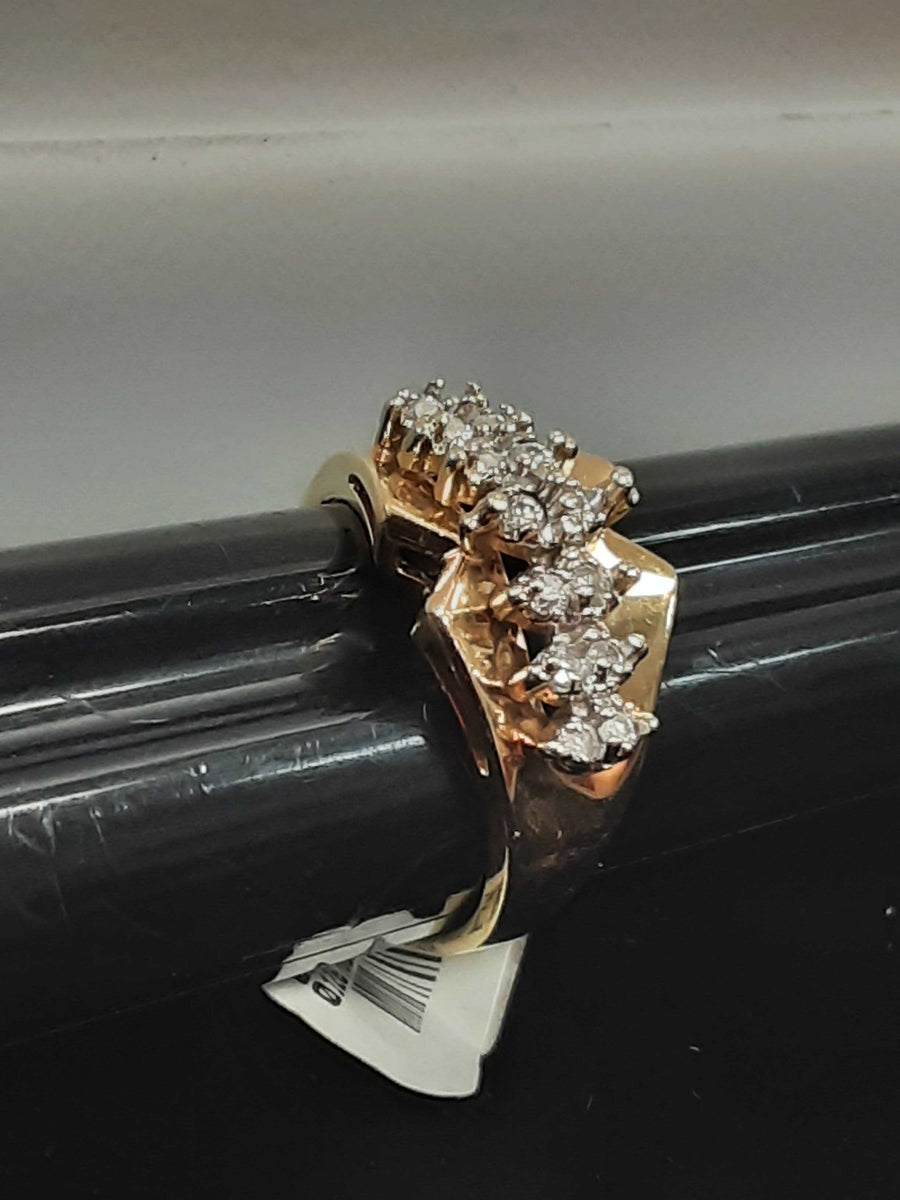Women's Ring - Yellow Gold 14k (.585) 4.3 grams Size 6