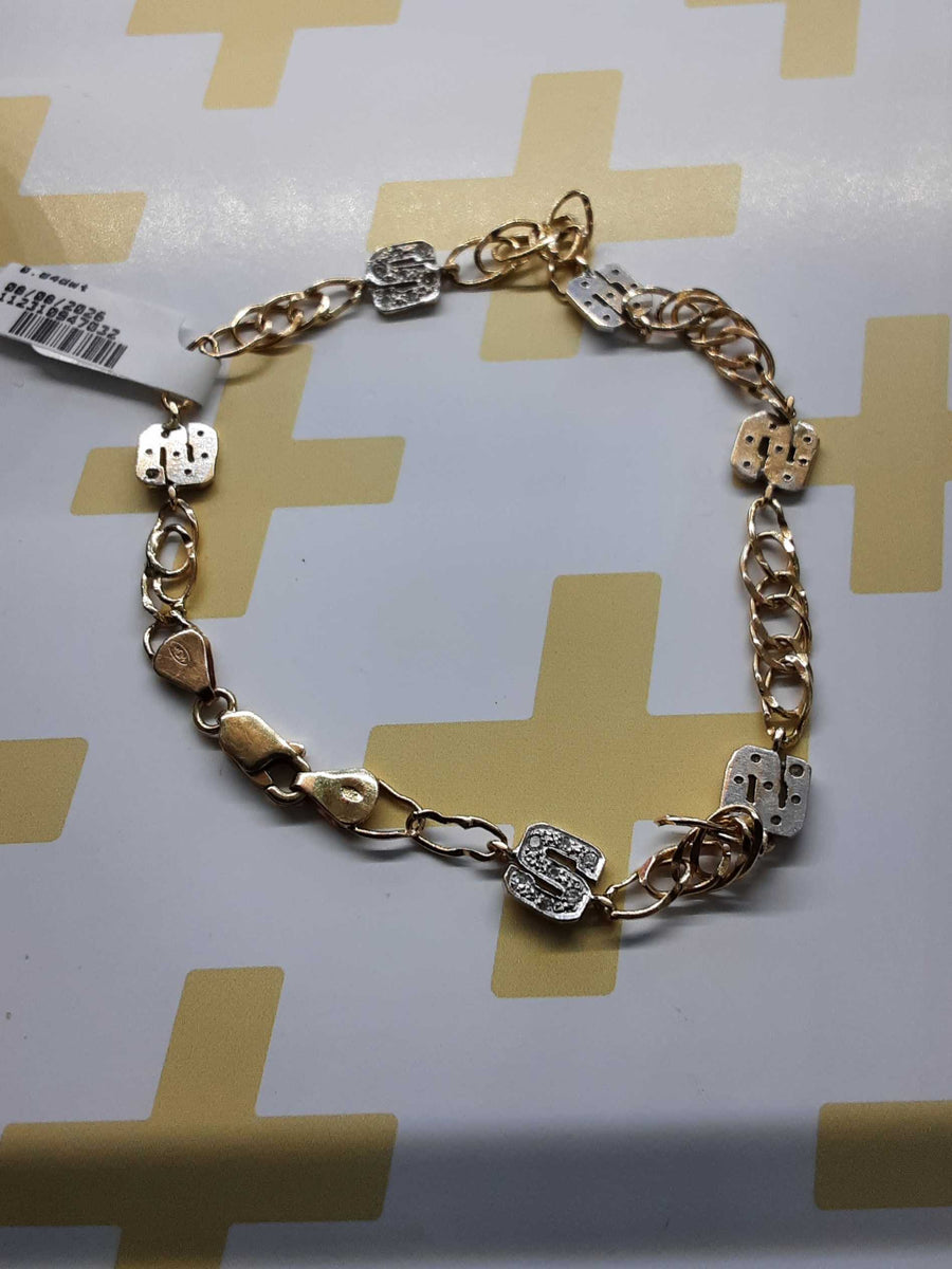 Link Bracelet - Yellow Gold 14k (.585) 8.5 grams 10 inch
