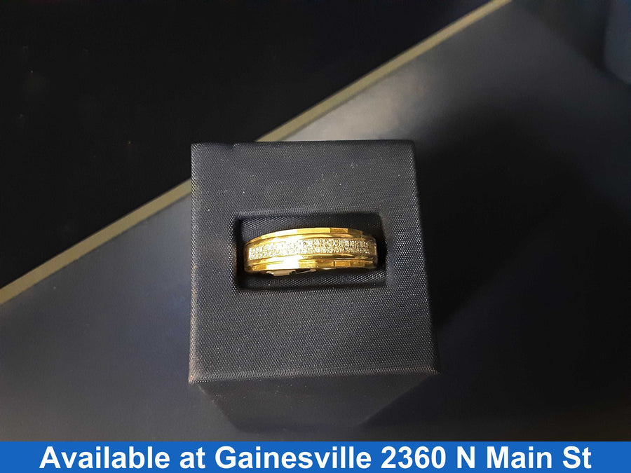 Ring - Wedding Band - Yellow Gold 10k (.417) 3.7 grams Size 10
