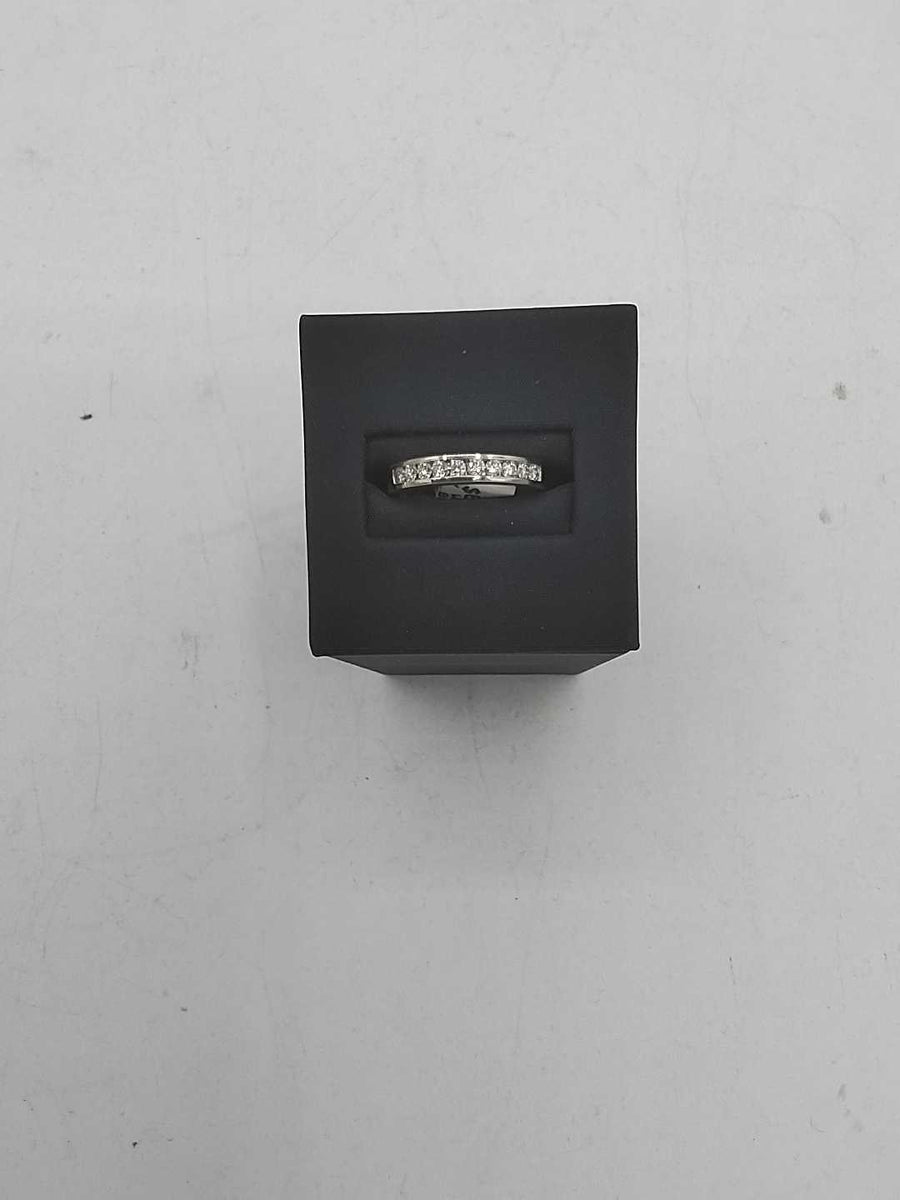 Ring - Wedding Band - White Gold 14k (.585) 3.8 grams Size 20