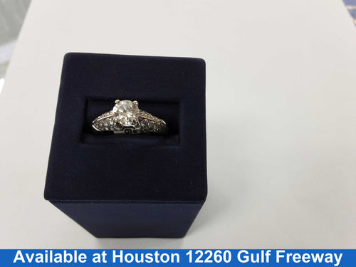 Women's Ring - White Gold 14k (.585) 4 grams Size 8
