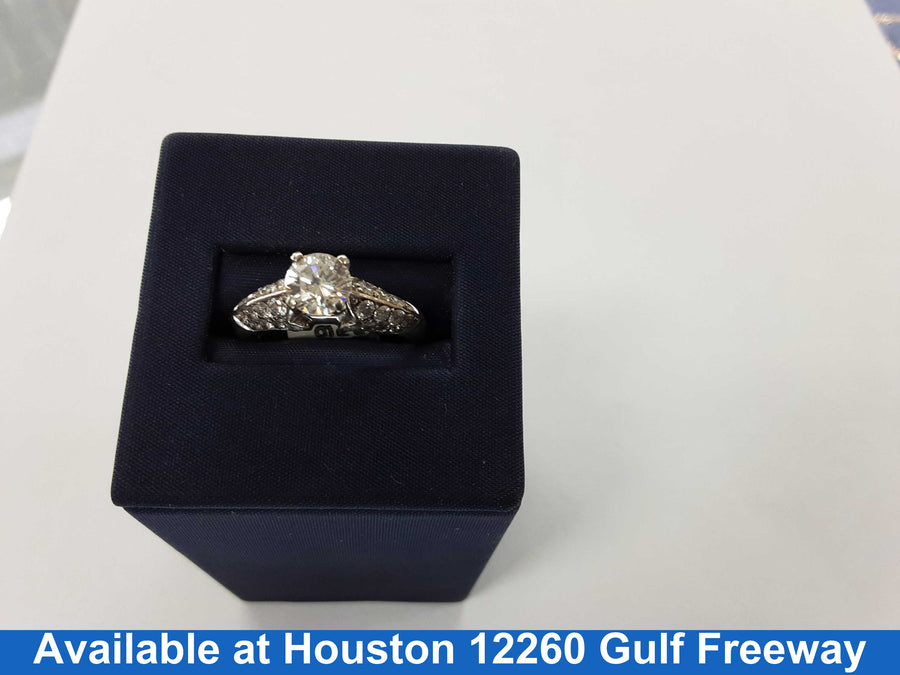 Women's Ring - White Gold 14k (.585) 4 grams Size 8