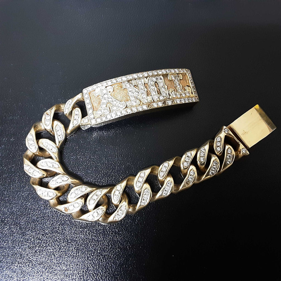 Bracelet - Yellow Gold 14k (.585) 150 grams 9 inch