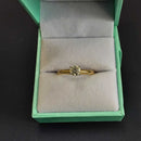 Women's Ring - Solitaire - Yellow Gold 14k (.585) 2.3 grams Size 8