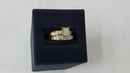 Ring - Engagement Set - Yellow Gold 10k (.417) 3 grams Size 7