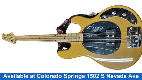 Sterling Stingray Beige / Tan Electric Bass Guitar