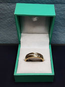 Ring - Wedding Band - Yellow Gold 10k (.417) 2.7 grams Size 10.5