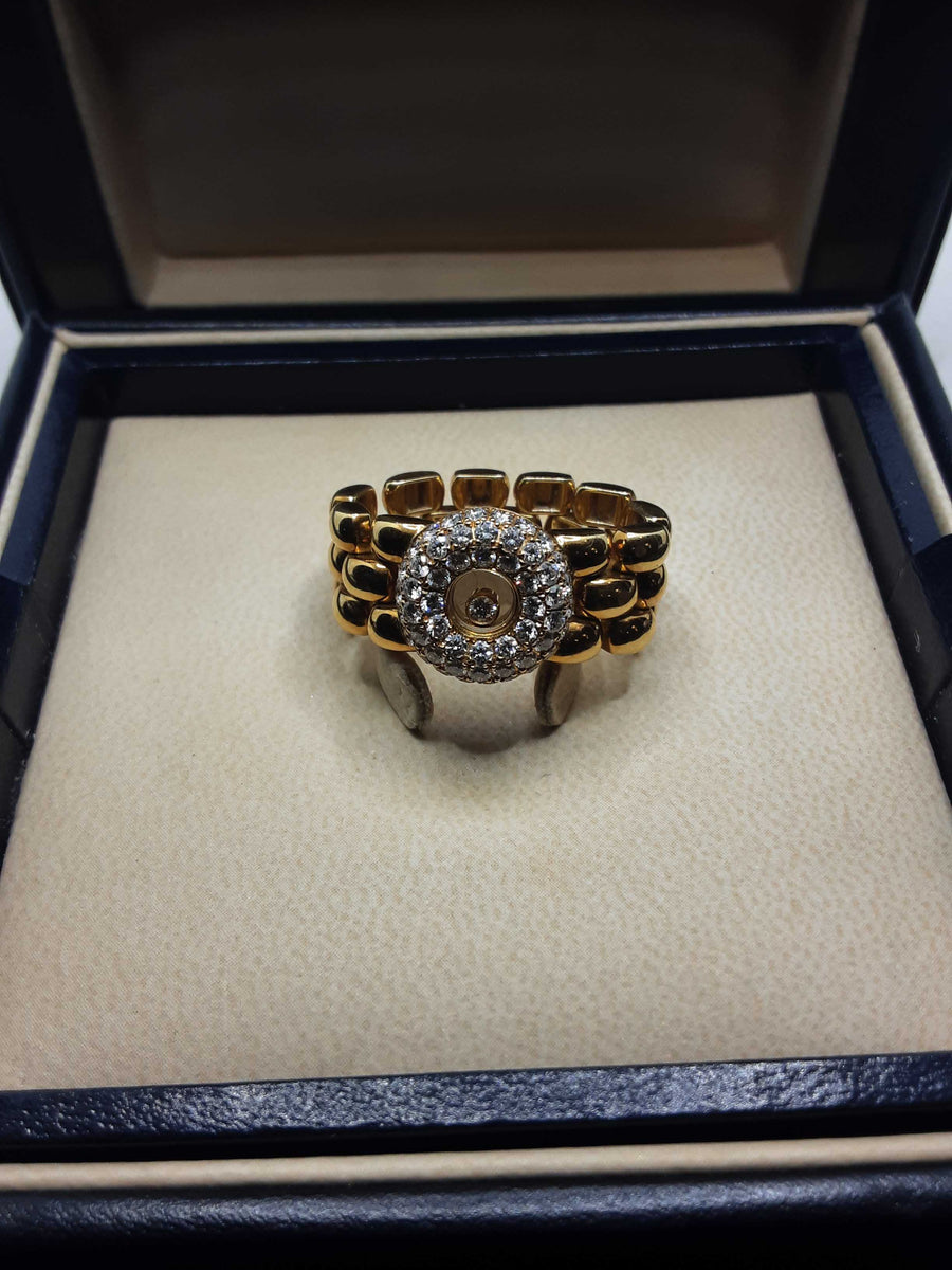 Women's Ring - Yellow Gold 18k (.750) 19 grams Size 8.5