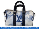 Louis Vuitton Keepall Bandouliere Mini Blue Purse / Handbag