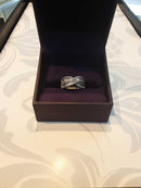 Women's Ring - Anniversary - White Gold 10k (.417) 5.3 grams Size 6