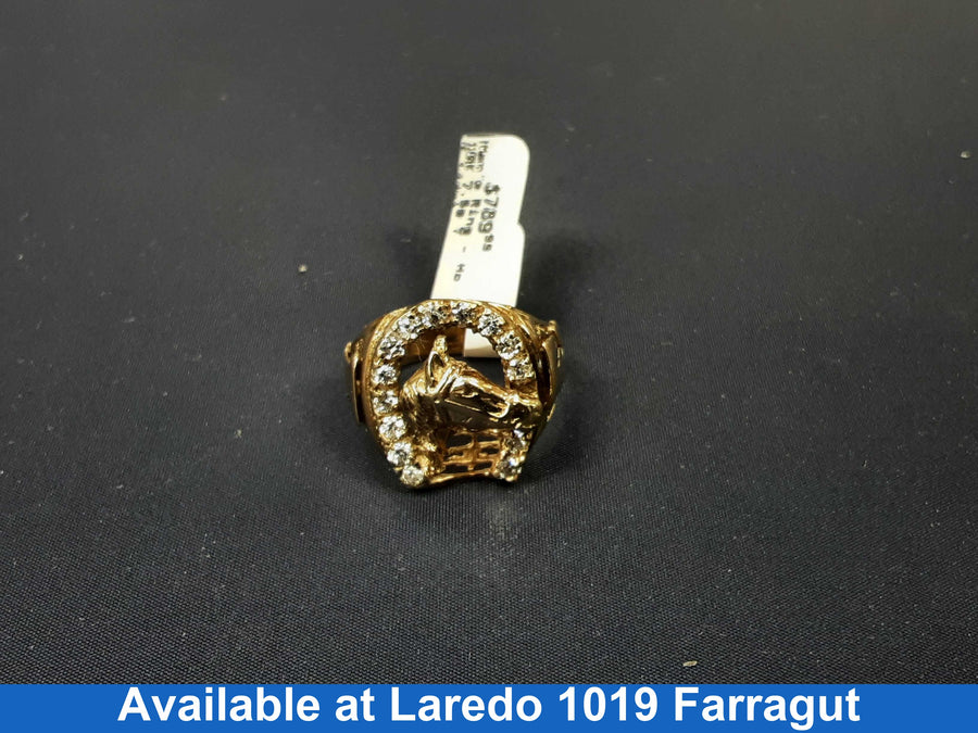 Men's Ring - Yellow Gold 10k (.417) 7.5 grams Size 6.5