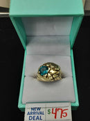 Men's Ring - Yellow Gold 10k (.417) 4.5 grams Size 8.5