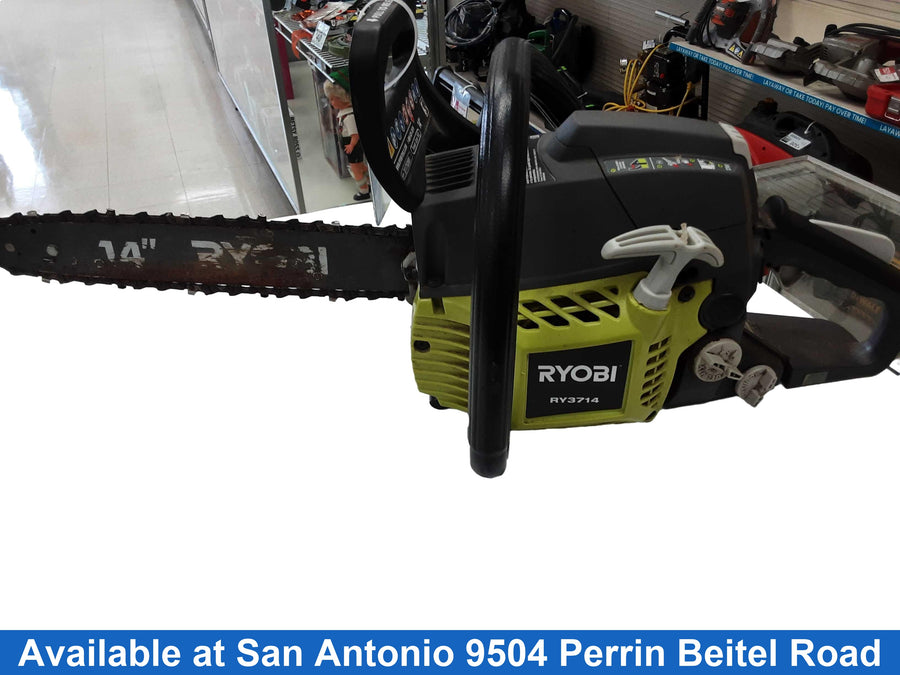 Ryobi Ry3714vnm Green Chain Saw
