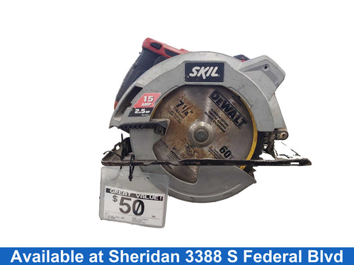 Skil 5280 F012528001 Red Corded Circular Saw
