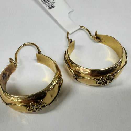 Bangle Earrings - Yellow Gold 14k (.585) 4.1 grams