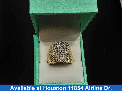 Women's Ring - Yellow Gold 10k (.417) 11.4 grams Size 9