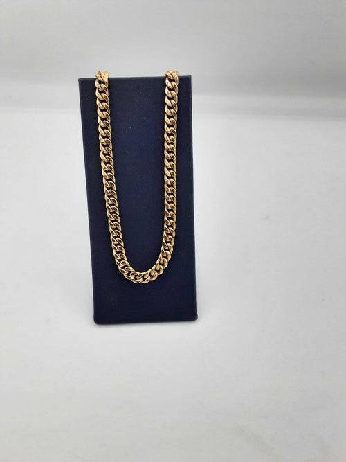 Cuban Link Chain - Yellow Gold 10k (.417) 21.9 grams 24 inch