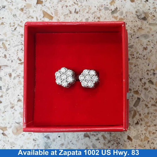 Double Stud Earring - Silver 3.4 grams