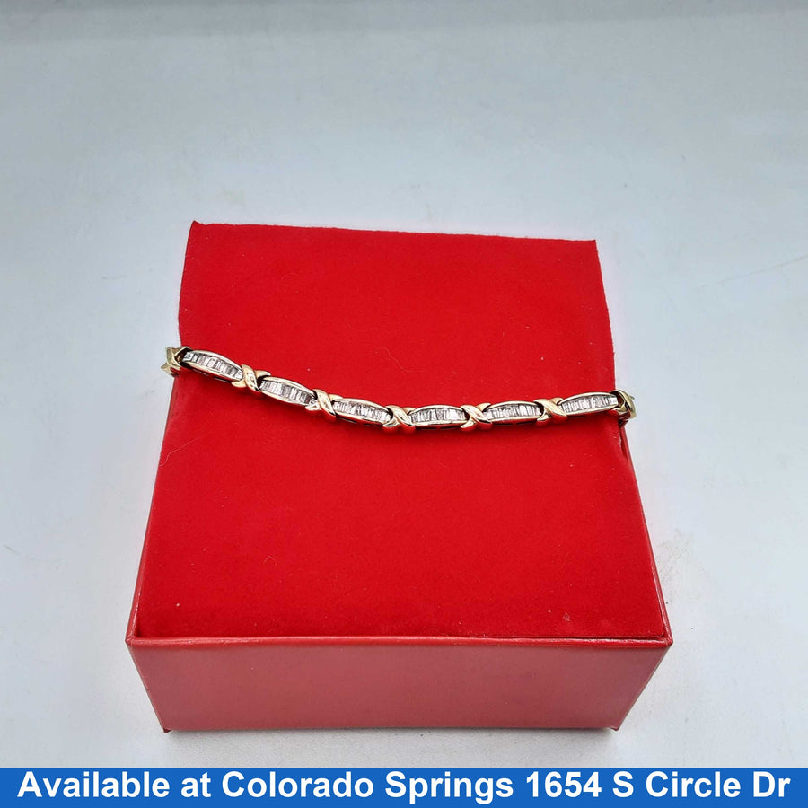 Tennis Bracelet - Yellow Gold 10k (.417) 12.3 grams 10 inch